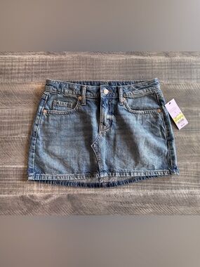 wild fable Denim Mini Skirt- size 2